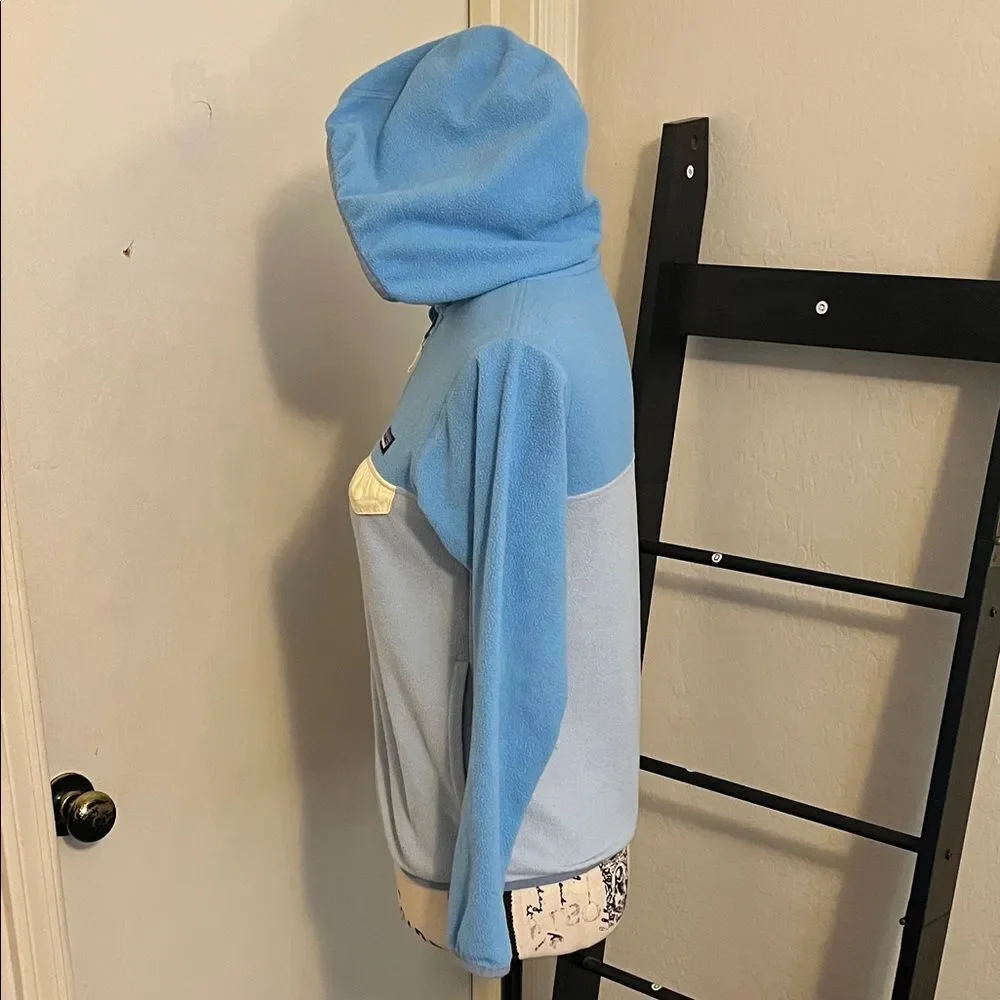Patagonia Girls Blue Multicolor Zip Up Hoodie Sweatshirt Gorpcore Outdoor